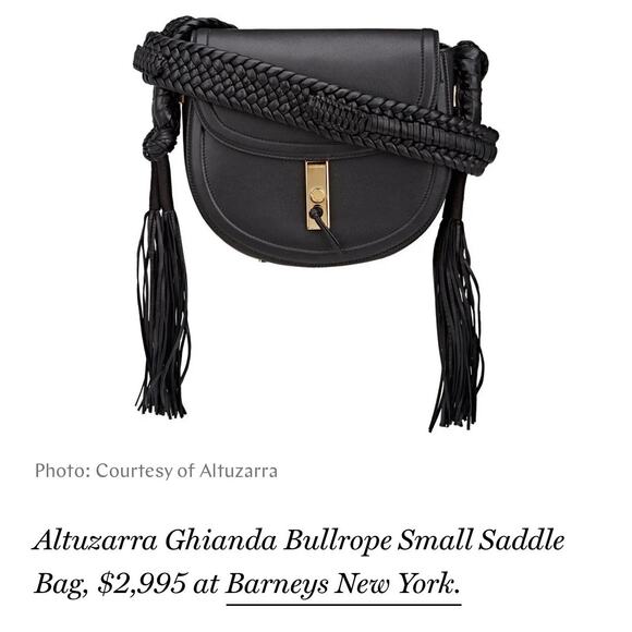 NWT Altuzarra Ghianda
Bullrope Saddle Bag Braided Leather Crossbody Bag $2995 - Picture 8 of 10